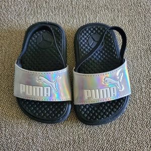 PUMA Toddler's CoolCat Iri Slides